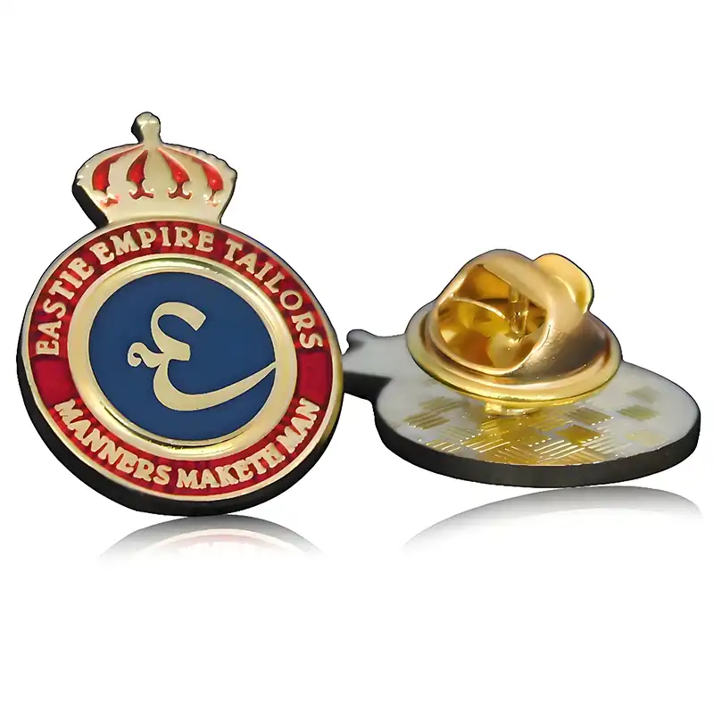 metal navy lapel pin