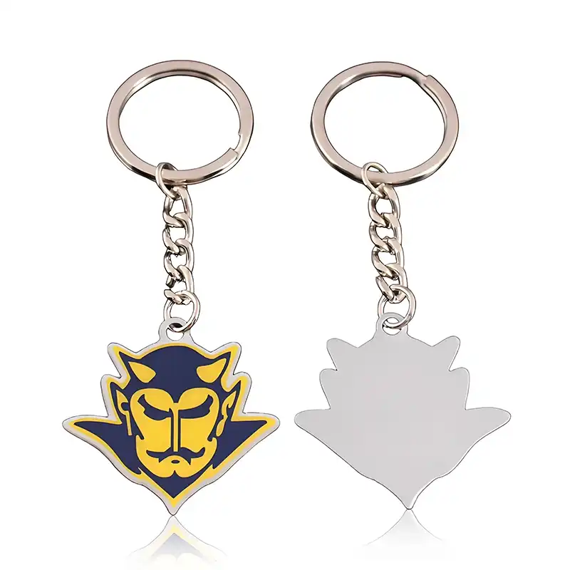 enamel sports keychain