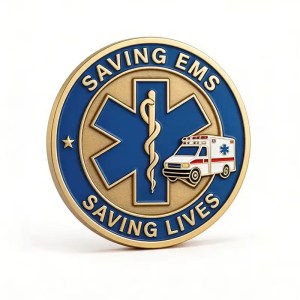 Custom EMS Challenge Coins
