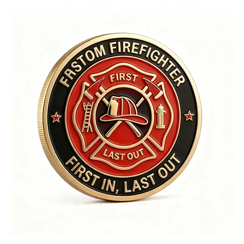 Custom Firefighter Challenge Coins