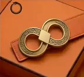 Infinite Heritage, Brass Finish belt buckle
